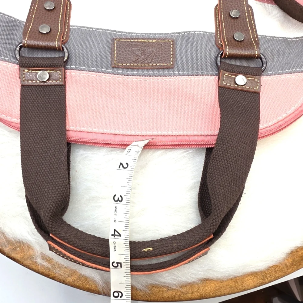 Canvas Multi Colored Stripe  Women's Bag With Crossbody Strap EUC - Picture 8 of 12